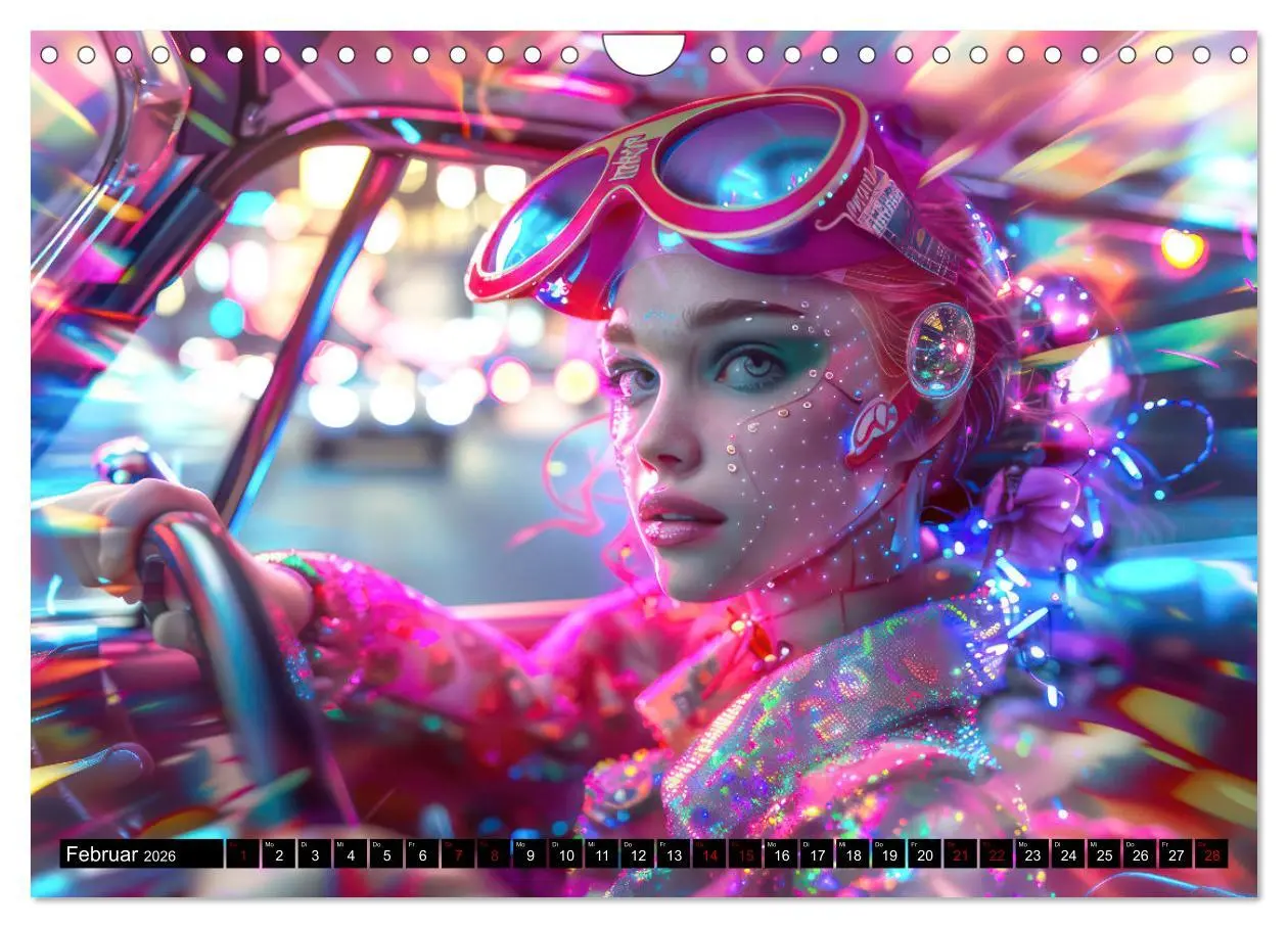 Bild: 9783457330326 | Cyberpunk - Hochtechnisierte Neonwelt (Wandkalender 2026 DIN A4...