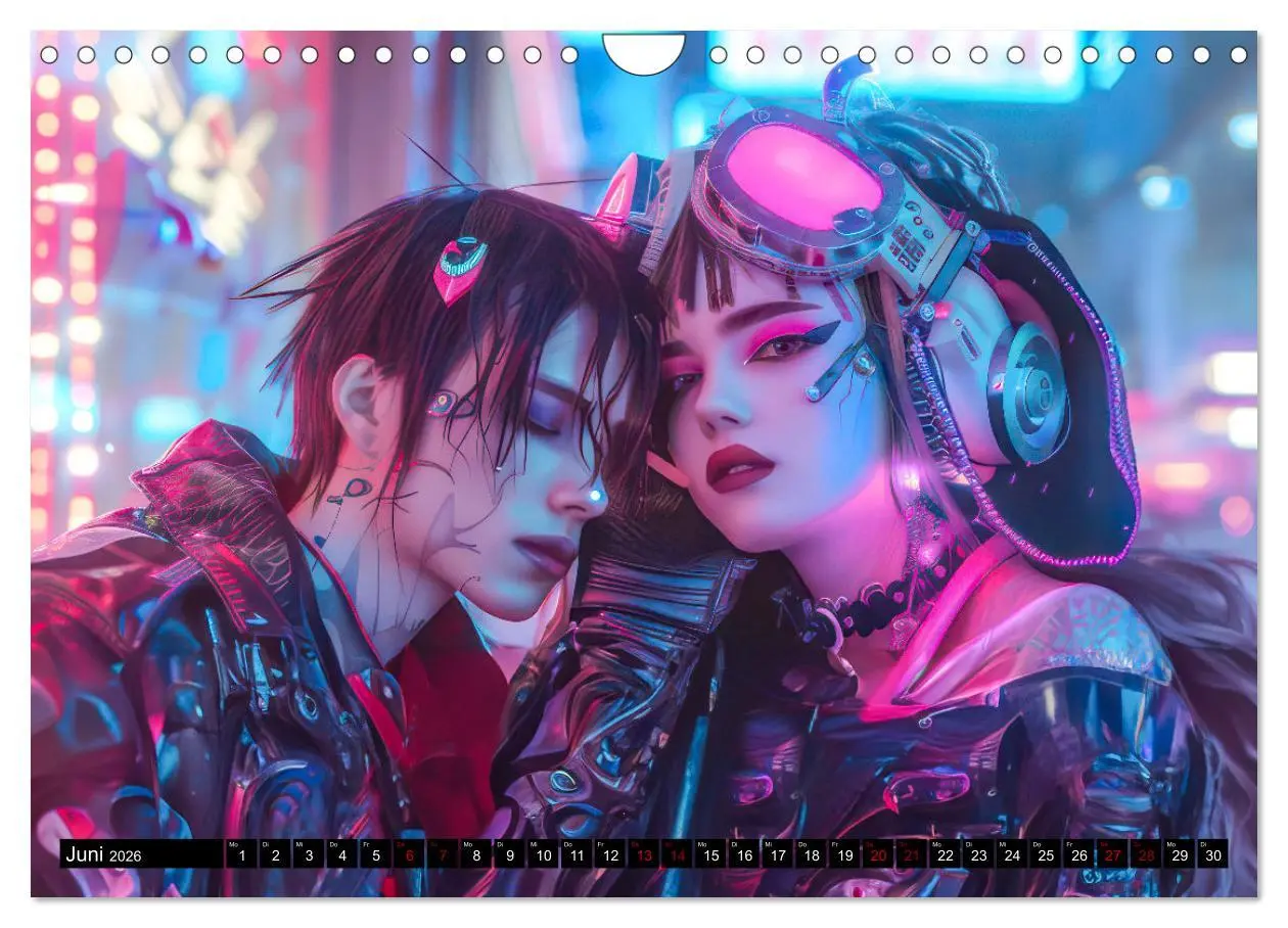 Bild: 9783457330326 | Cyberpunk - Hochtechnisierte Neonwelt (Wandkalender 2026 DIN A4...