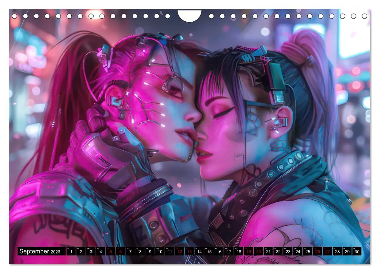 Bild: 9783457330326 | Cyberpunk - Hochtechnisierte Neonwelt (Wandkalender 2026 DIN A4...