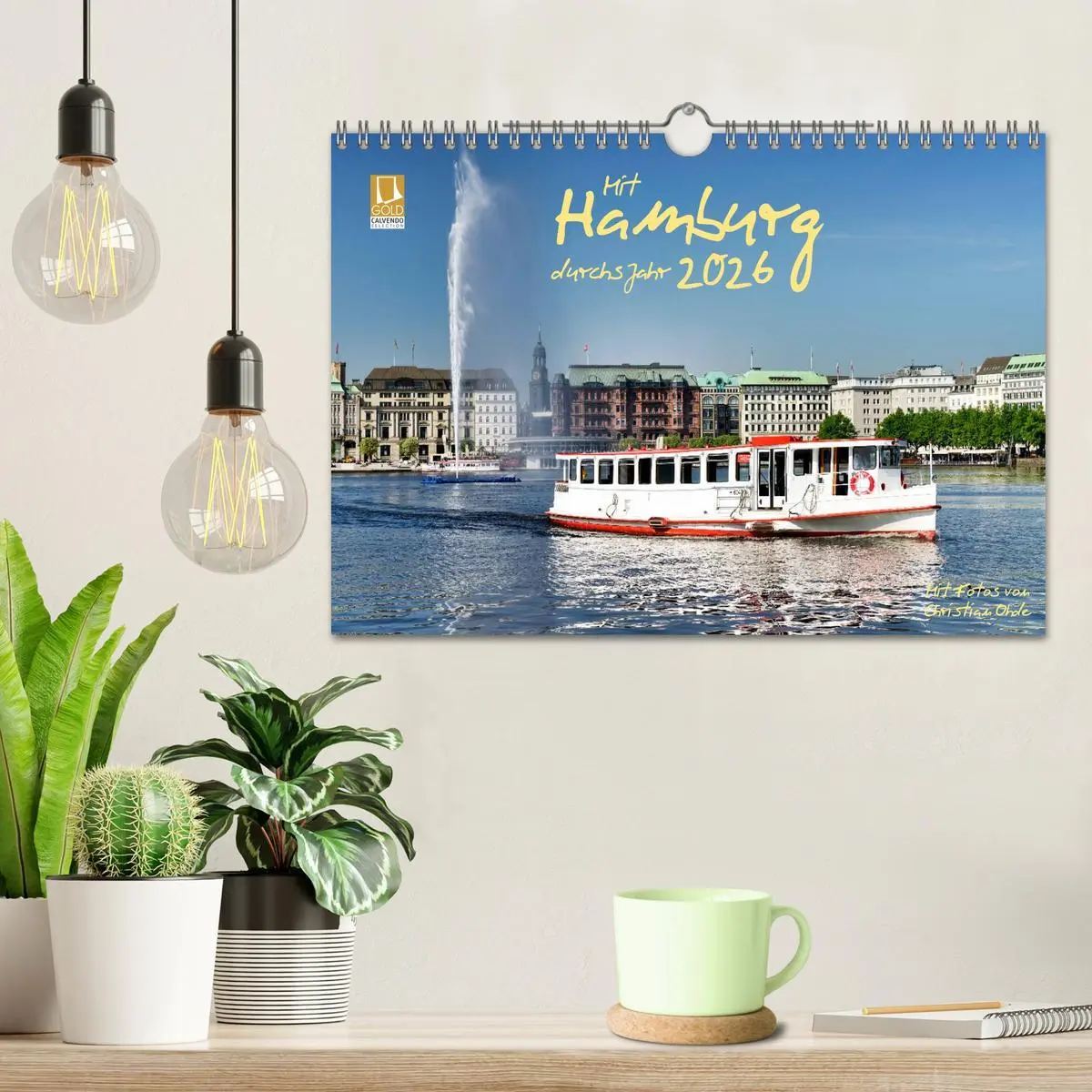 Bild: 9783516040326 | Mit Hamburg durchs Jahr 2026 (Wandkalender 2026 DIN A4 quer),...