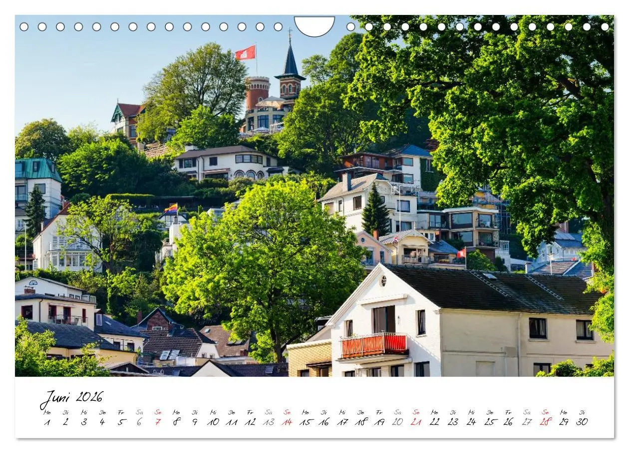 Bild: 9783516040326 | Mit Hamburg durchs Jahr 2026 (Wandkalender 2026 DIN A4 quer),...