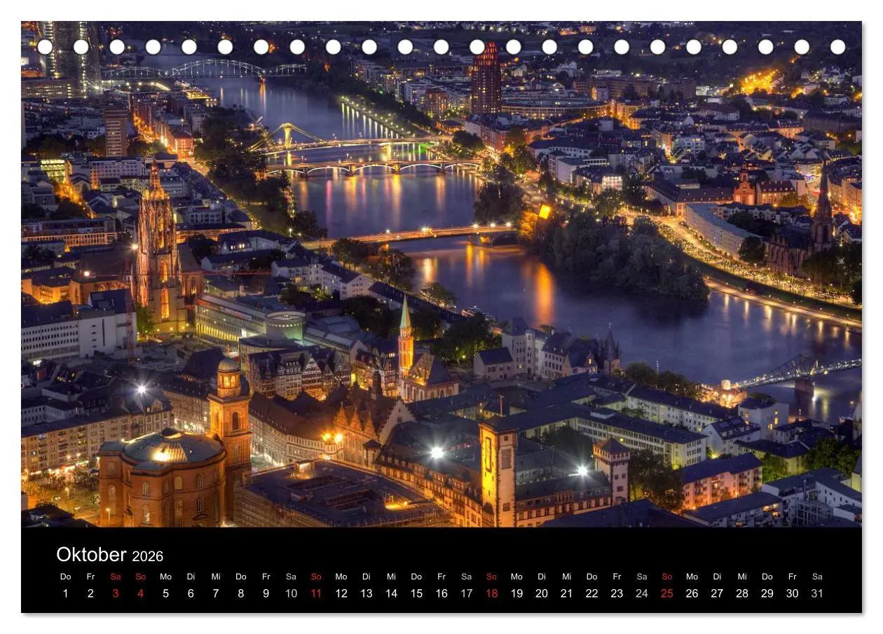Bild: 9783516110326 | Europäische Städte bei Nacht (Tischkalender 2026 DIN A5 quer),...