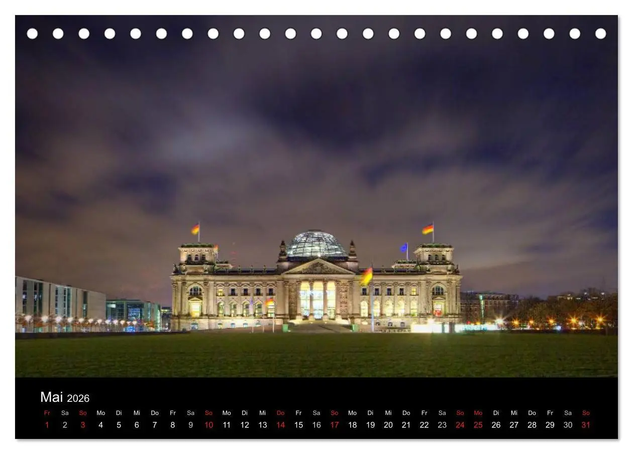 Bild: 9783516110326 | Europäische Städte bei Nacht (Tischkalender 2026 DIN A5 quer),...