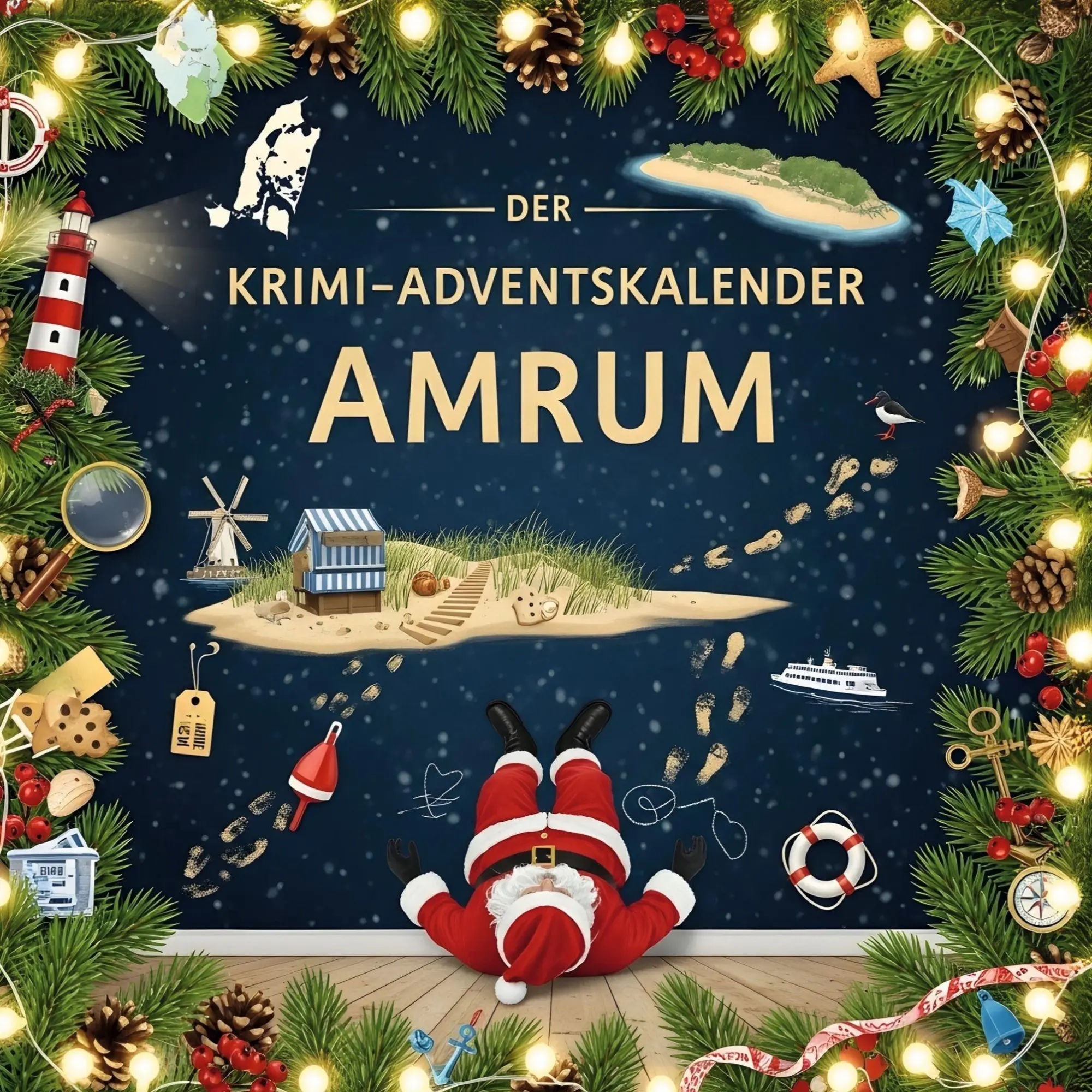 Cover: 9783695310326 | Der Krimi-Adventskalender Amrum | Mordsverdächtig in 24 Akten | Buch