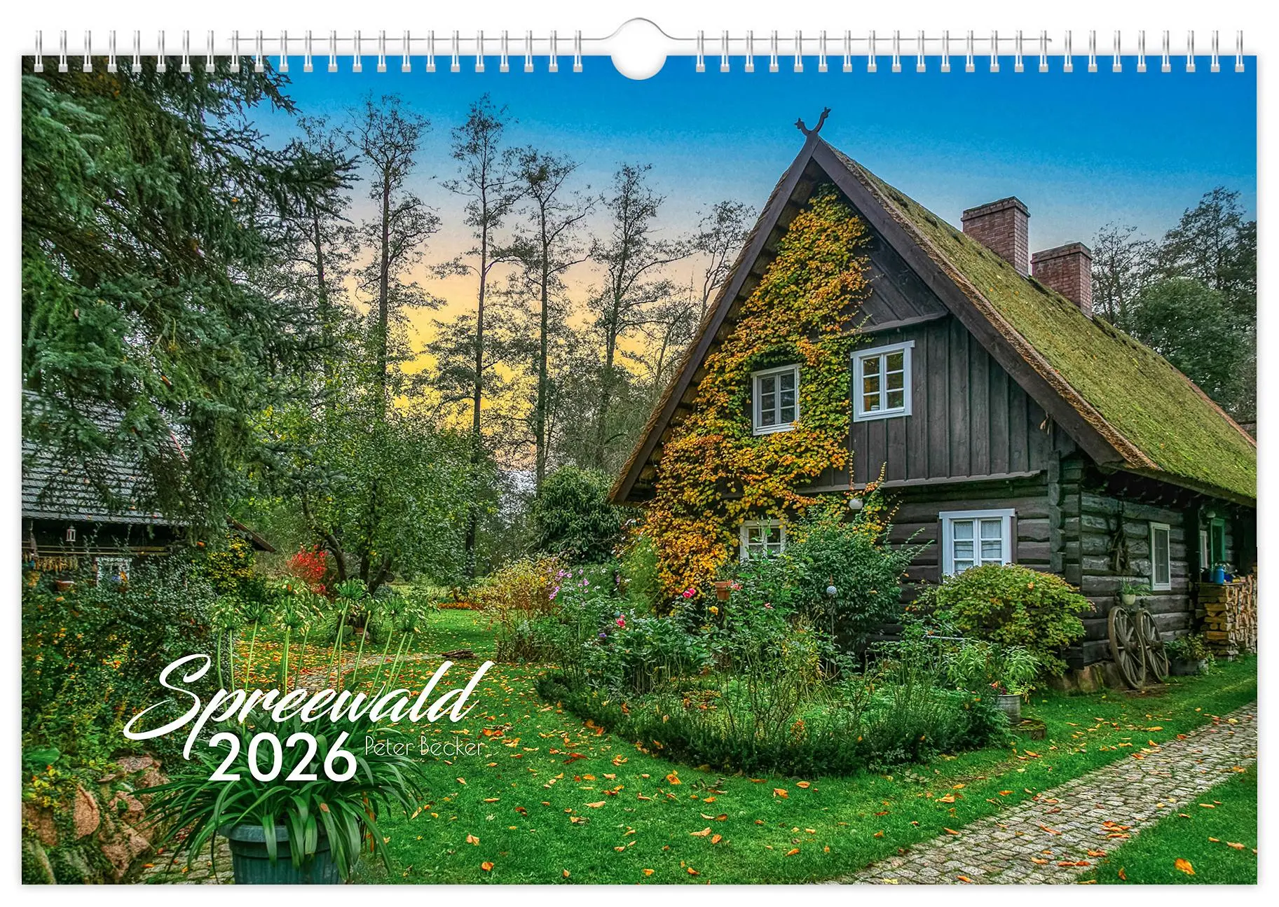 Cover: 9783910680326 | Kalender Spreewald 2026 | Peter Becker 45 x 30 cm weißes Kalendarium