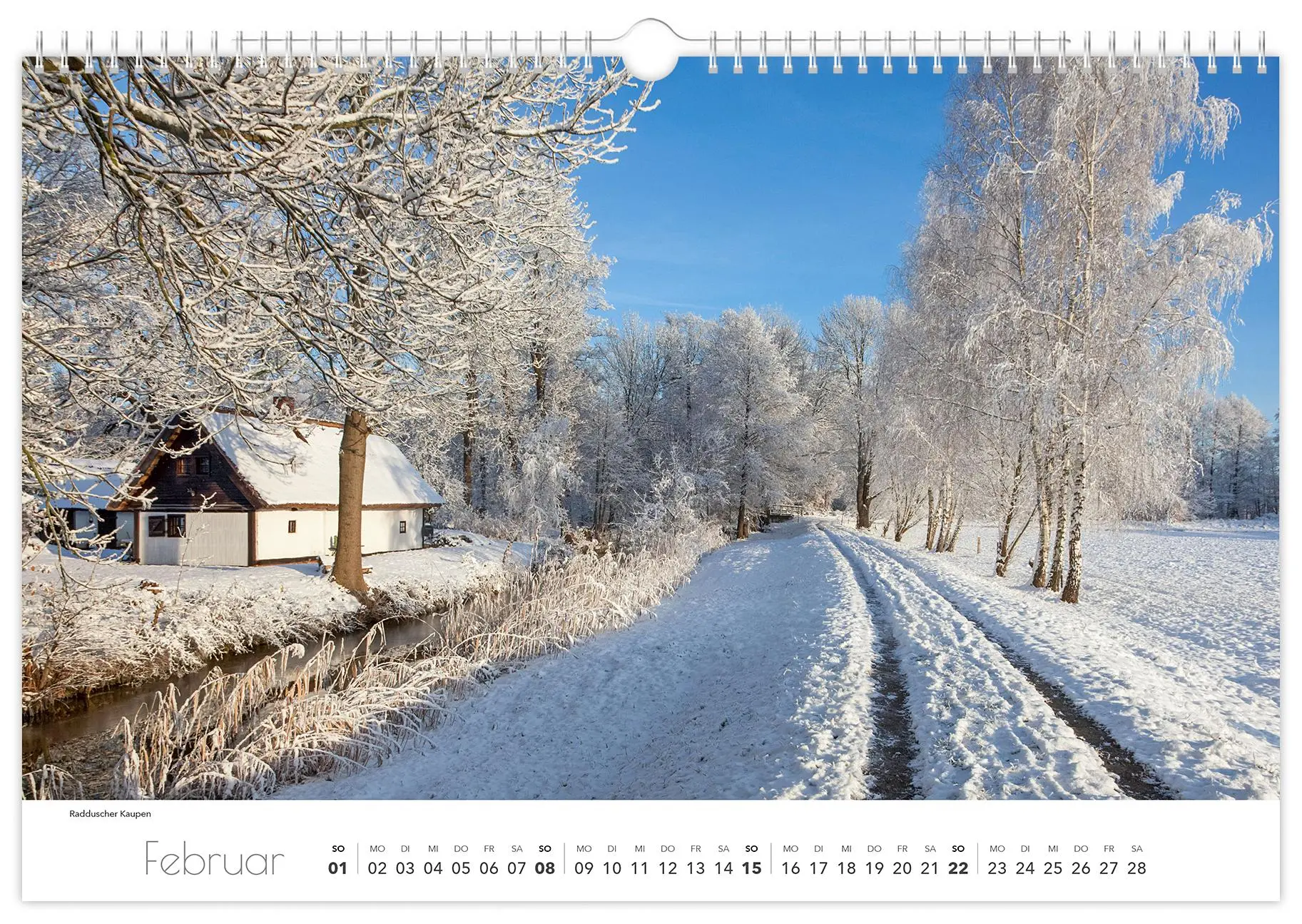 Bild: 9783910680326 | Kalender Spreewald 2026 | Peter Becker 45 x 30 cm weißes Kalendarium