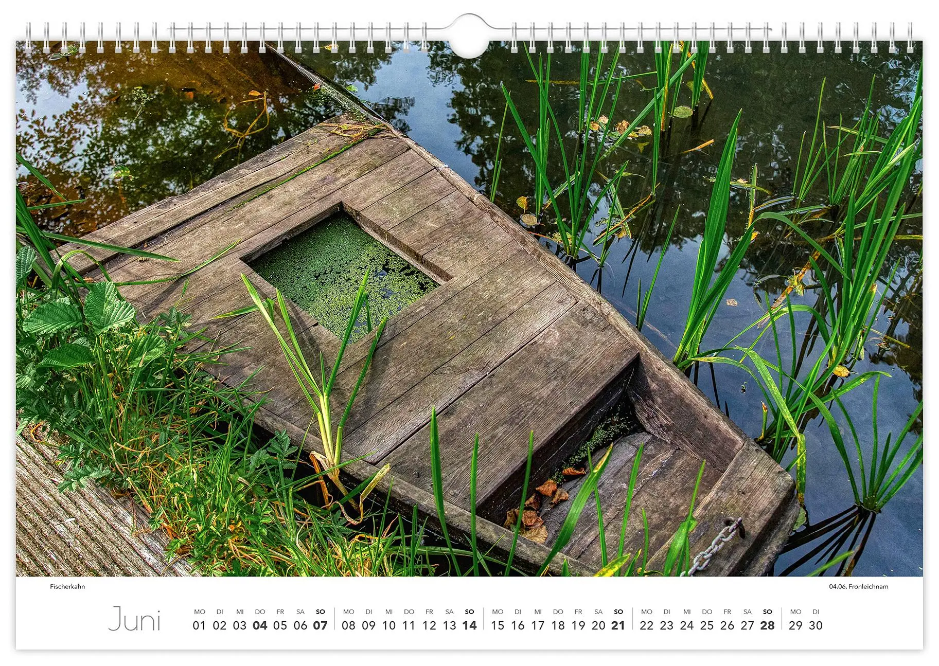 Bild: 9783910680326 | Kalender Spreewald 2026 | Peter Becker 45 x 30 cm weißes Kalendarium