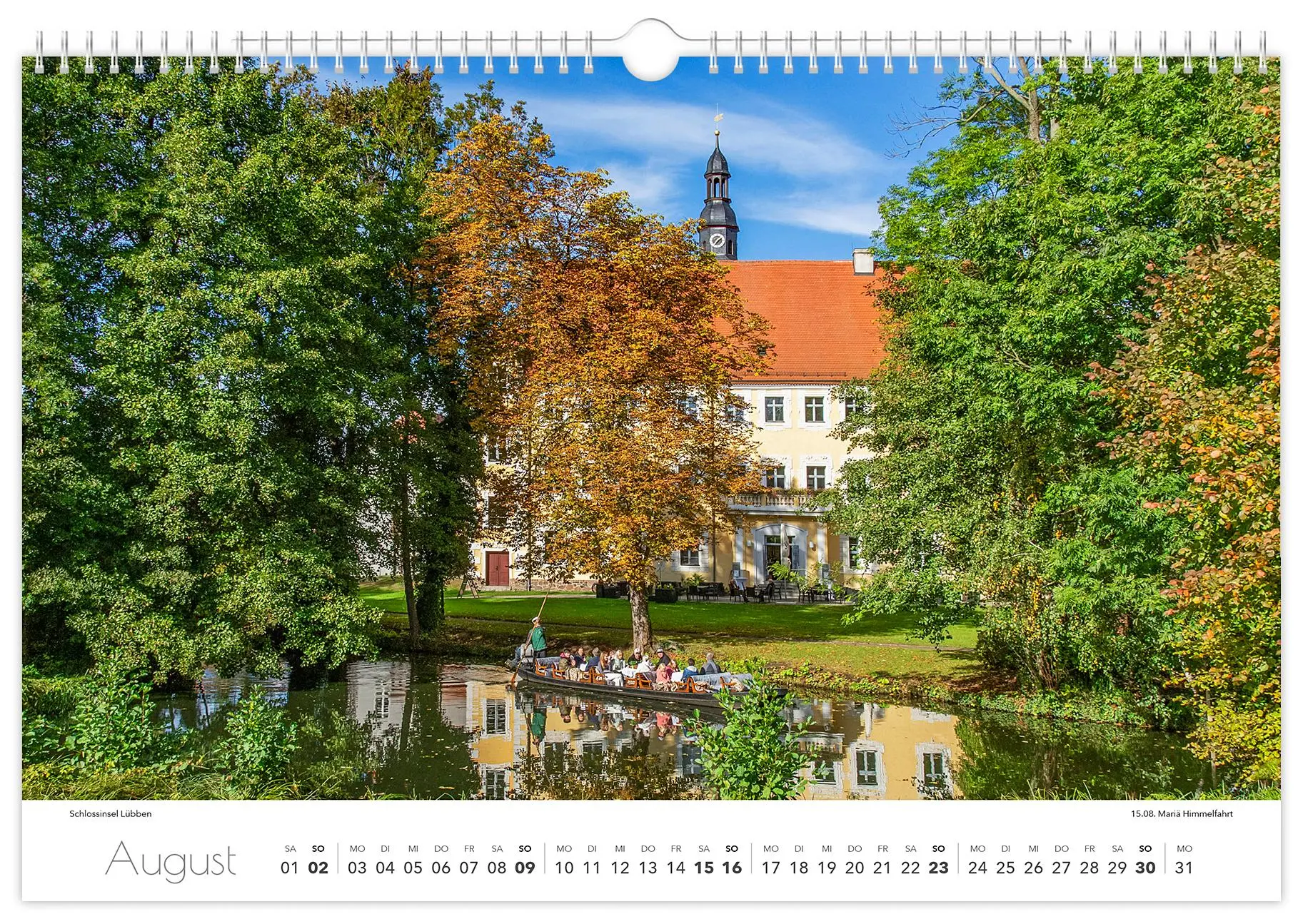 Bild: 9783910680326 | Kalender Spreewald 2026 | Peter Becker 45 x 30 cm weißes Kalendarium