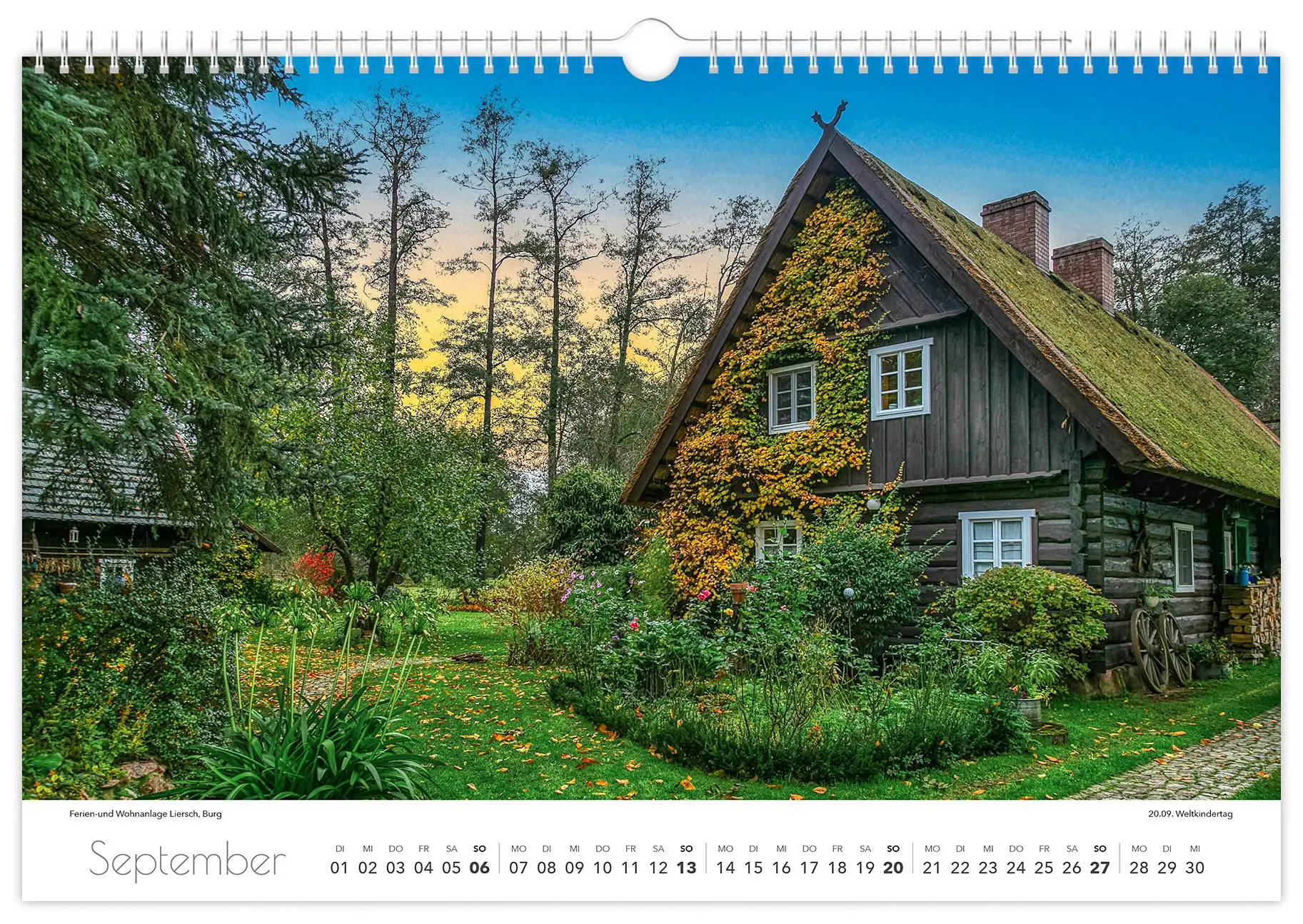 Bild: 9783910680326 | Kalender Spreewald 2026 | Peter Becker 45 x 30 cm weißes Kalendarium