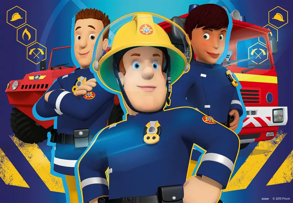 Bild: 4005556090426 | Kinderpuzzle 2x24 Teile - Feuerwehrmann Sam - Sam hilft dir in der Not