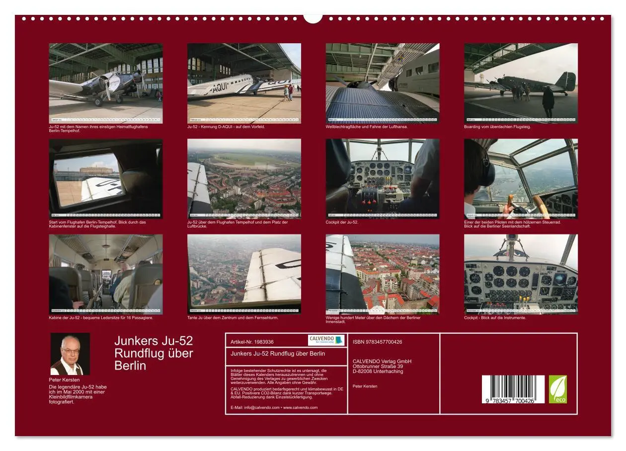 Bild: 9783457700426 | Junkers Ju-52 Rundflug über Berlin (hochwertiger Premium...