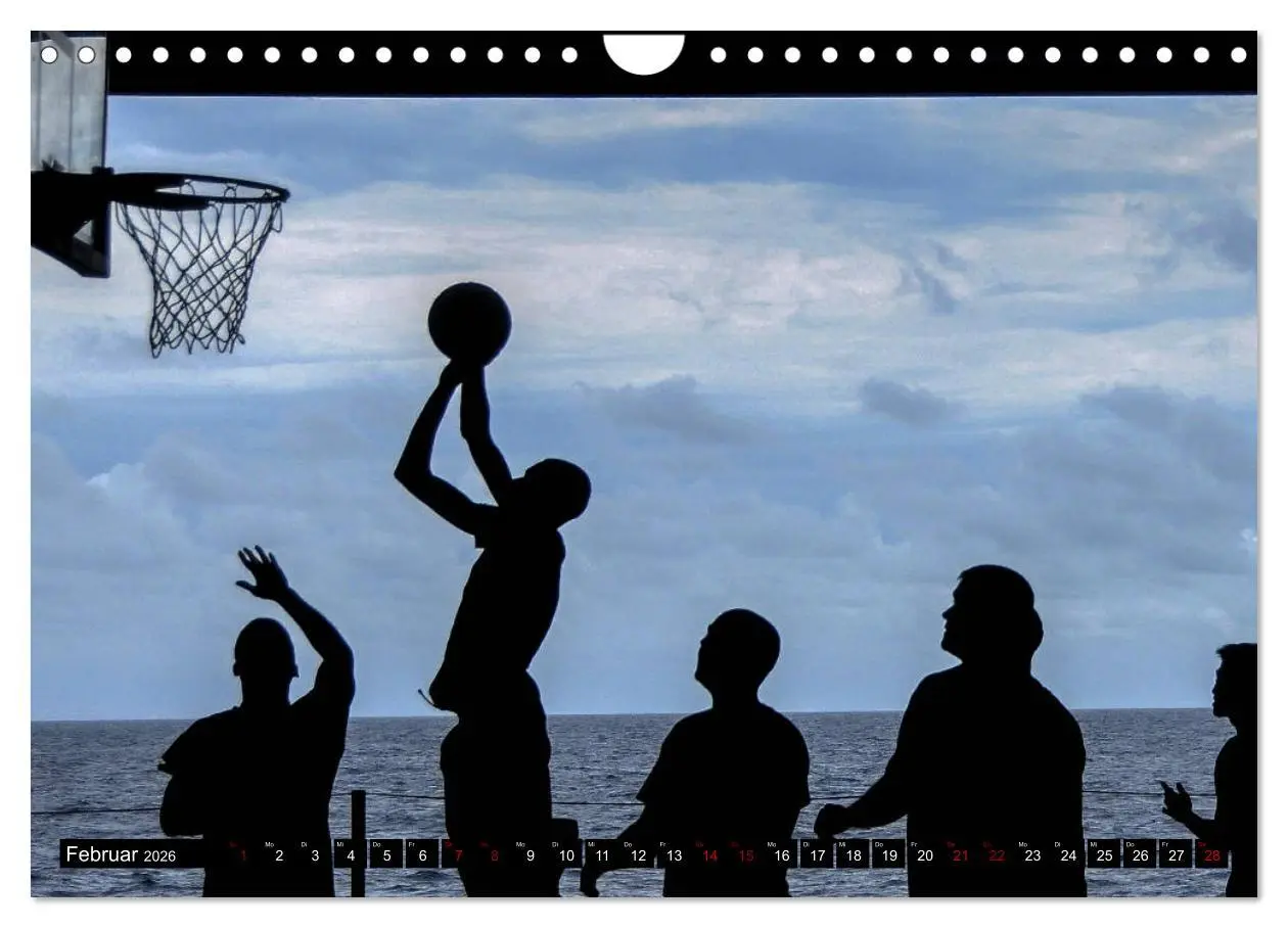 Bild: 9783457940426 | Basketball Action (Wandkalender 2026 DIN A4 quer), CALVENDO...