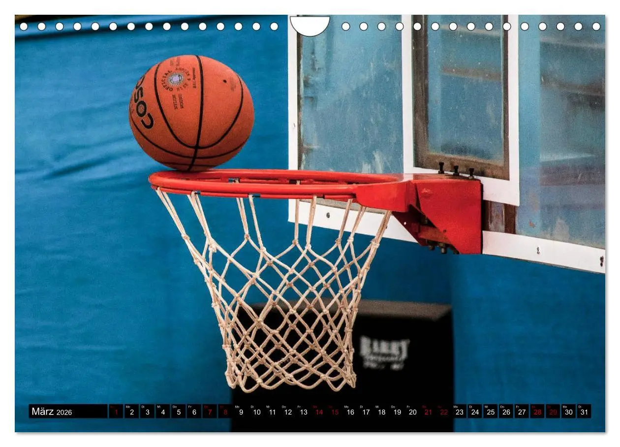 Bild: 9783457940426 | Basketball Action (Wandkalender 2026 DIN A4 quer), CALVENDO...