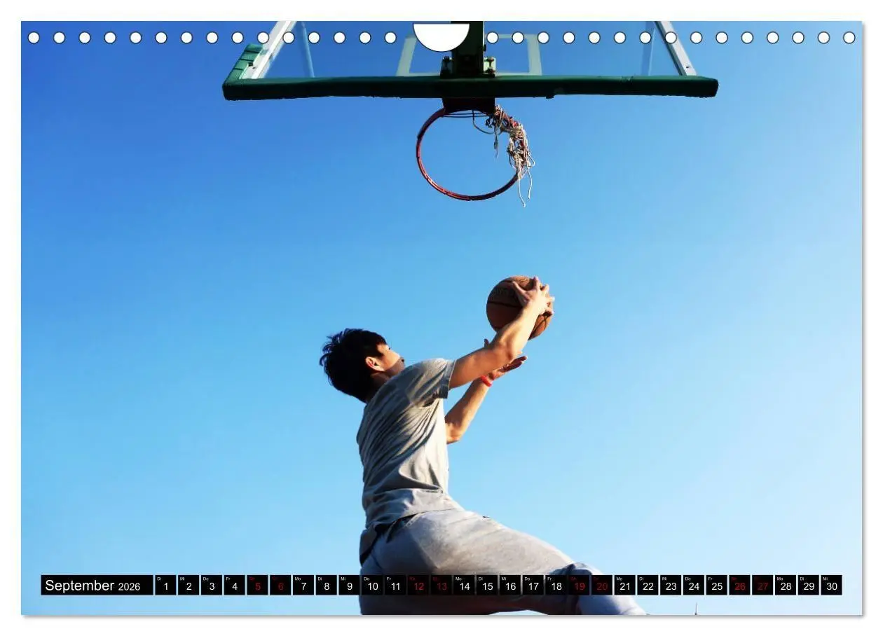 Bild: 9783457940426 | Basketball Action (Wandkalender 2026 DIN A4 quer), CALVENDO...