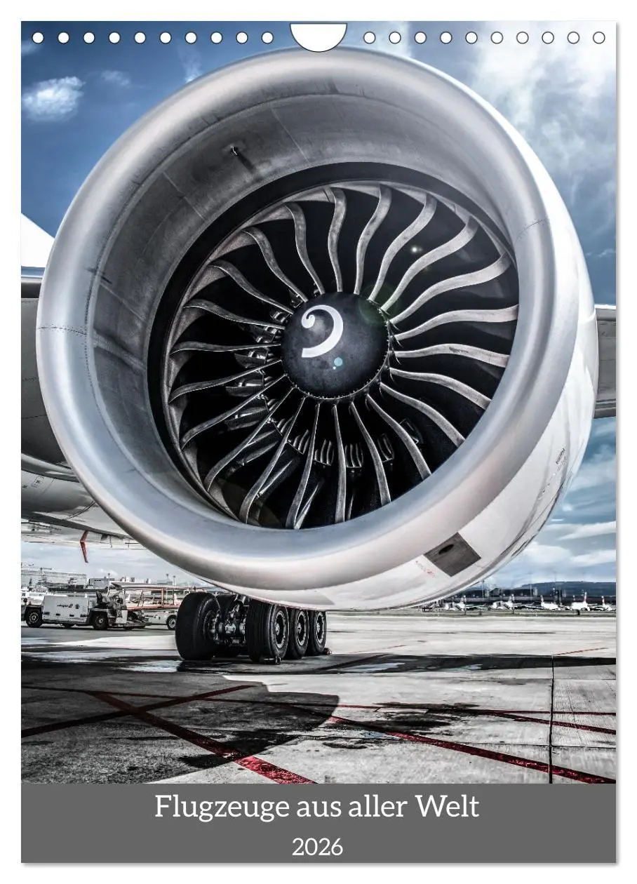 Cover: 9783516340426 | Flugzeuge aus aller Welt (Wandkalender 2026 DIN A4 hoch), CALVENDO...