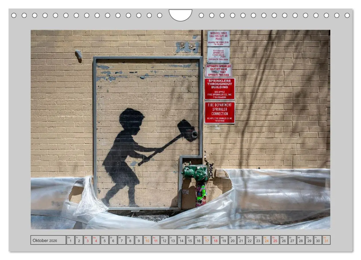 Bild: 9783516650426 | Street Art New York - Ikonen der Wandkunst (Wandkalender 2026 DIN...