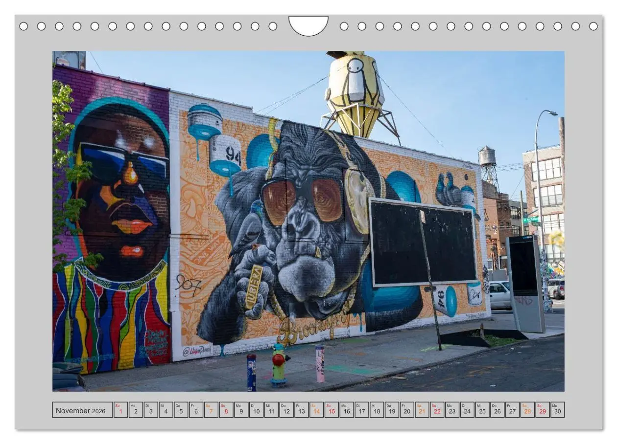 Bild: 9783516650426 | Street Art New York - Ikonen der Wandkunst (Wandkalender 2026 DIN...