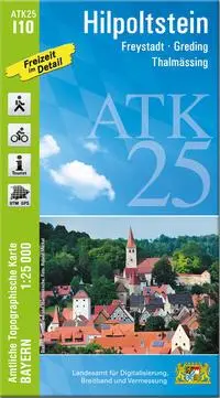 Cover: 9783987760426 | ATK25-I10 Hilpoltstein (Amtliche Topographische Karte 1:25000) | 2024