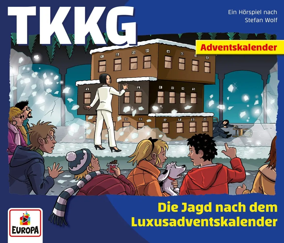 Cover: 199584560526 | TKKG - Die Jagd nach dem Luxusadventskalender (Adventskalender) | Wolf