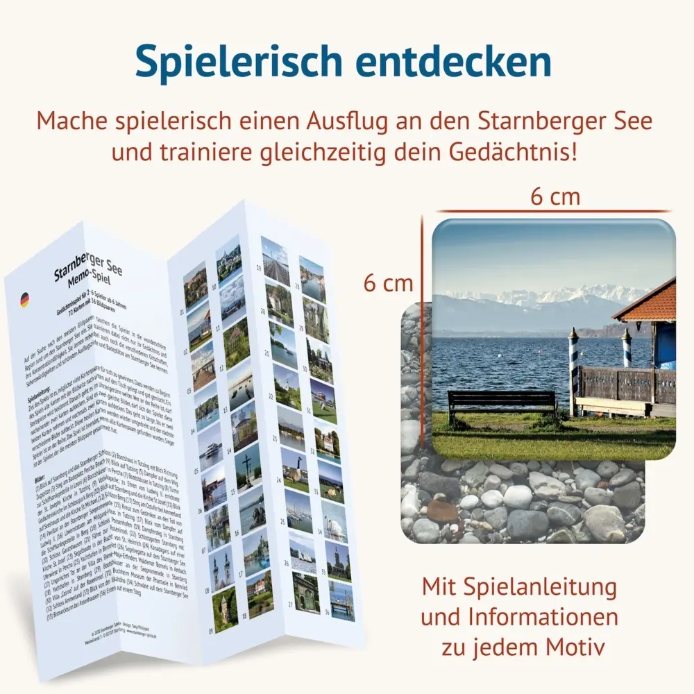 Bild: 4260472860526 | Starnberger See Memospiel | Tanja Philippeit | Spiel | 86052 | Deutsch