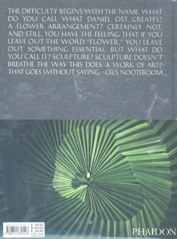 Rückseite: 9780714870526 | Daniel Ost | Floral Art and the Beauty of Impermanence | Kuma (u. a.)