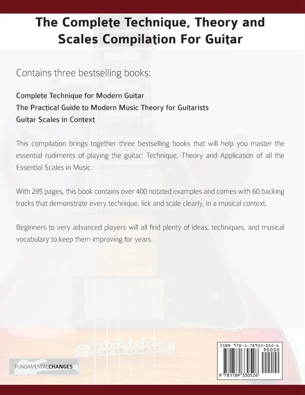 Rückseite: 9781789330526 | The Complete Technique, Theory and Scales Compilation for Guitar