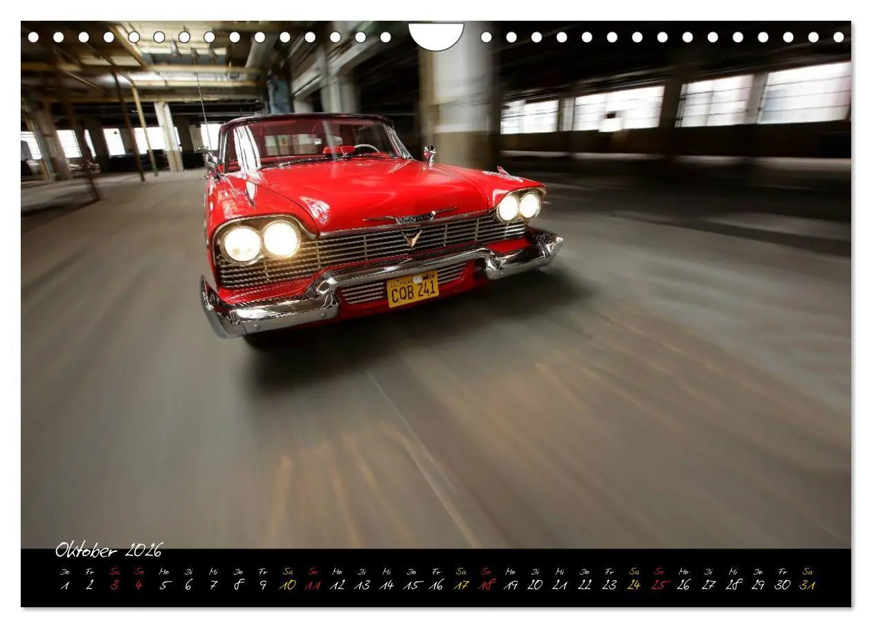 Bild: 9783516020526 | John Carpenter´s Christine (Wandkalender 2026 DIN A4 quer),...