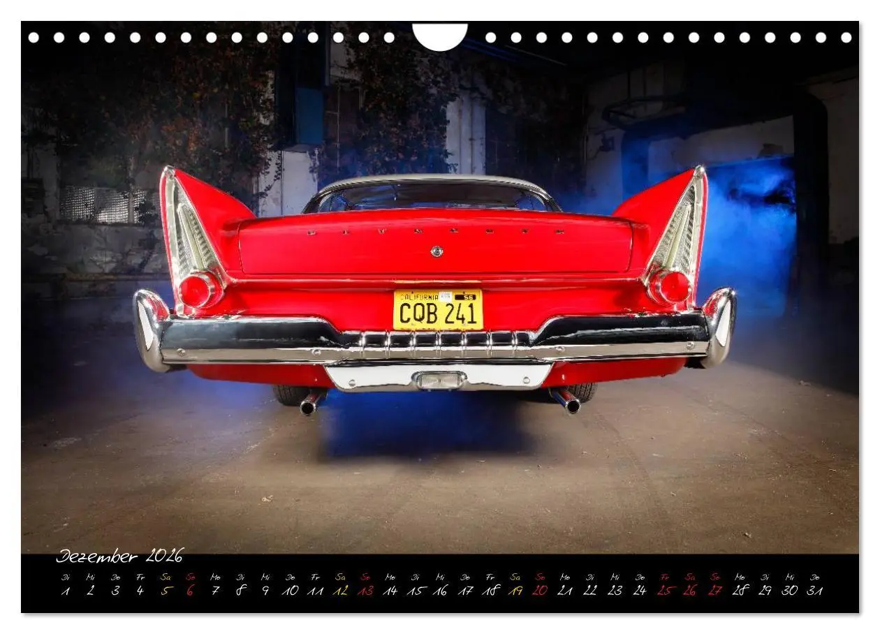Bild: 9783516020526 | John Carpenter´s Christine (Wandkalender 2026 DIN A4 quer),...