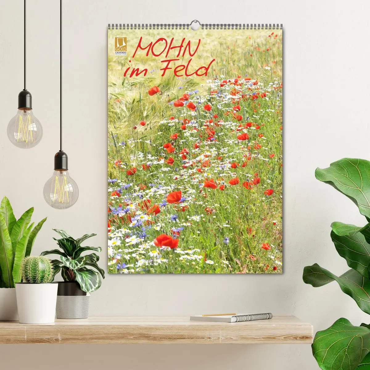 Bild: 9783516400526 | Mohn im Feld (Wandkalender 2026 DIN A2 hoch), CALVENDO Monatskalender