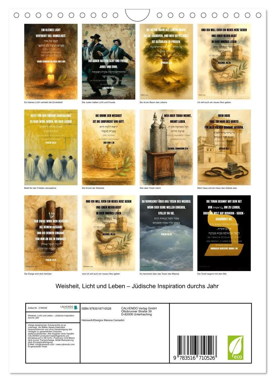 Bild: 9783516710526 | Weisheit, Licht und Leben - Jüdische Inspiration durchs Jahr...