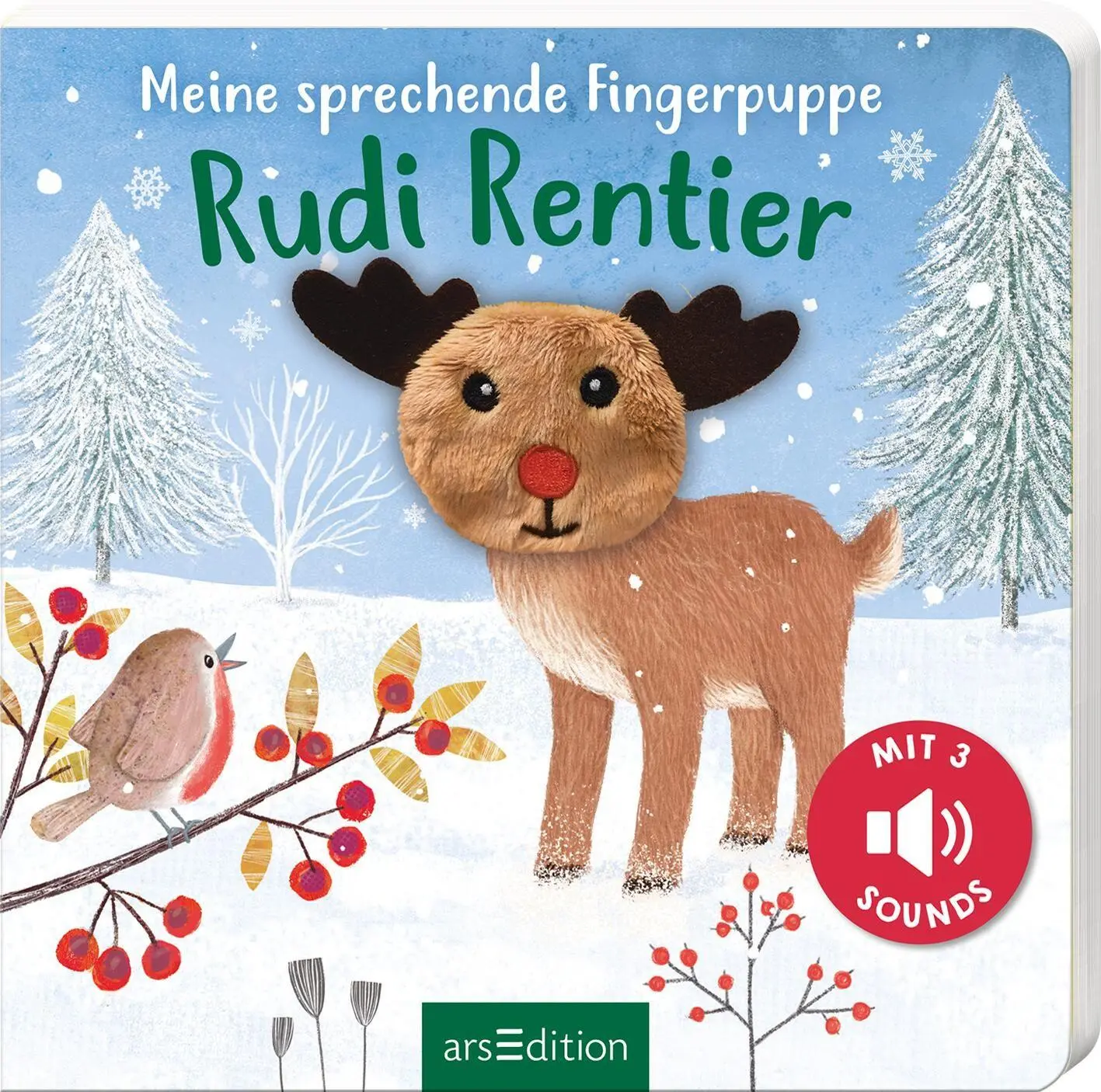 Cover: 9783845870526 | Meine sprechende Fingerpuppe: Rudi Rentier | Sharon Harmer | Buch