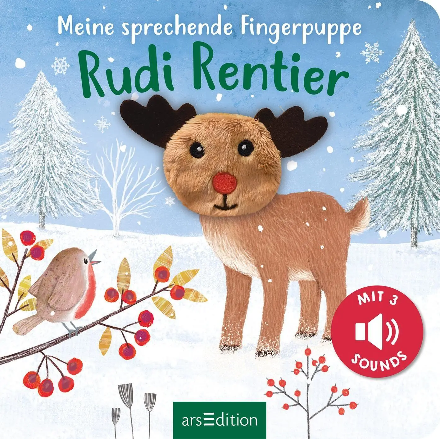 Bild: 9783845870526 | Meine sprechende Fingerpuppe: Rudi Rentier | Sharon Harmer | Buch