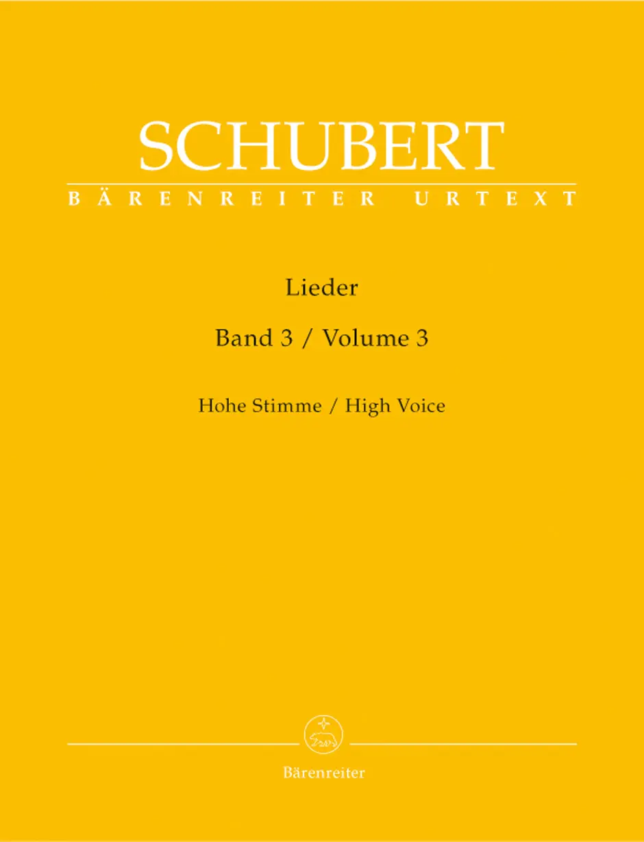 Cover: 9790006530526 | Lieder Band 3 | Hohe Stimme / High Voice | Franz Schubert | Buch