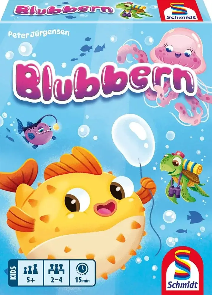 Cover: 4001504750626 | Blubbern | Spieleranzahl: 2-4, Spieldauer (Min.): 15, Kartenspiel