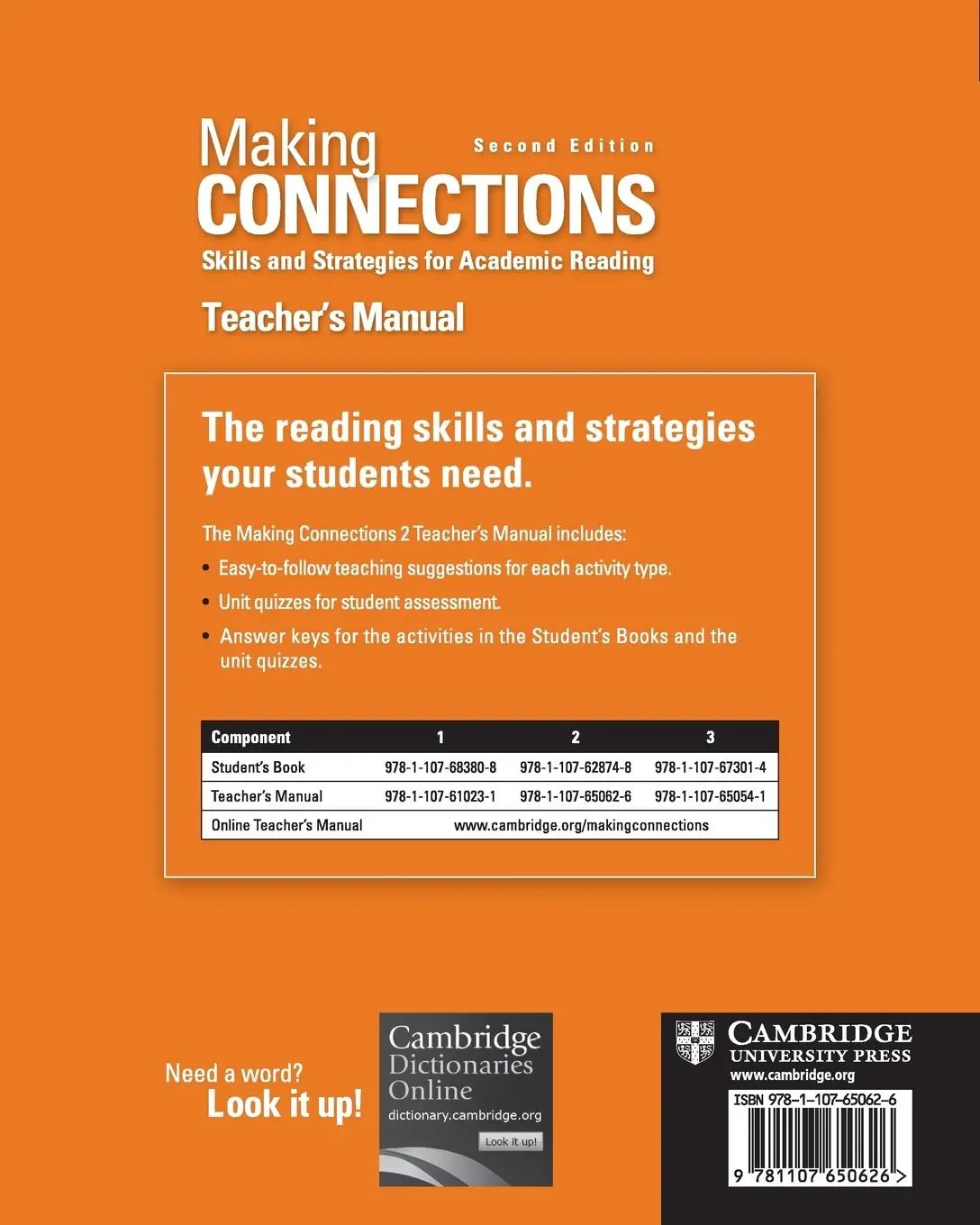 Rückseite: 9781107650626 | Making Connections Level 2 | Jo Mcentire (u. a.) | Taschenbuch | 2013