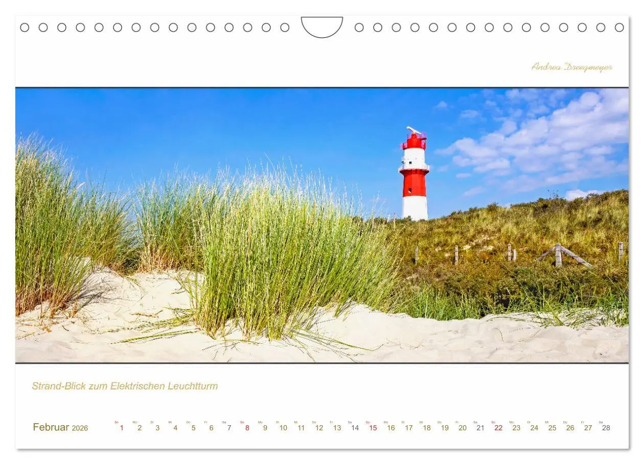 Bild: 9783457920626 | Borkum Inselpanorama (Wandkalender 2026 DIN A4 quer), CALVENDO...