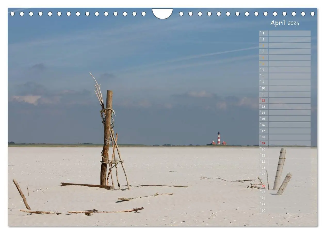 Bild: 9783516180626 | Strandspaziergang / Geburtstagskalender (Wandkalender 2026 DIN A4...