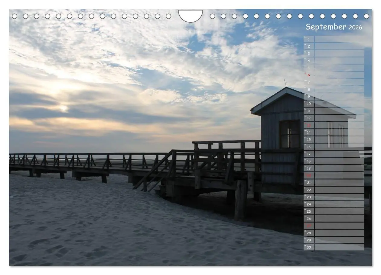 Bild: 9783516180626 | Strandspaziergang / Geburtstagskalender (Wandkalender 2026 DIN A4...