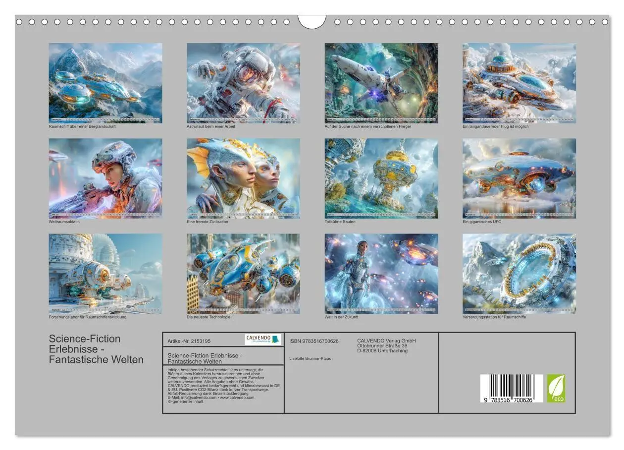 Bild: 9783516700626 | Science-Fiction Erlebnisse - Fantastische Welten (Wandkalender 2026...