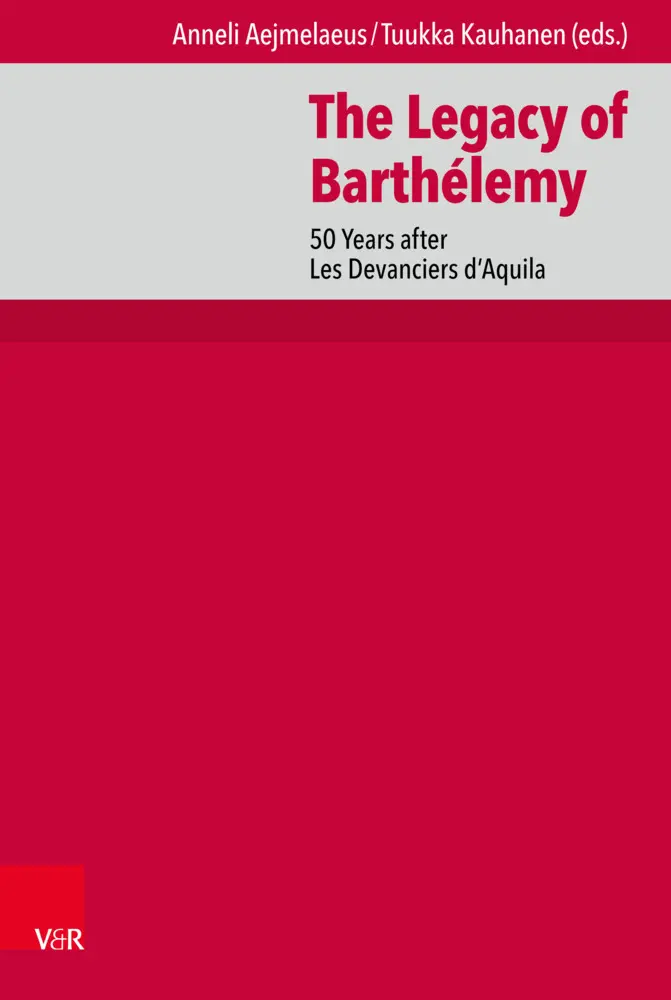 Cover: 9783525540626 | The Legacy of Barthélemy | 50 Years after Les Devanciers d'Aquila