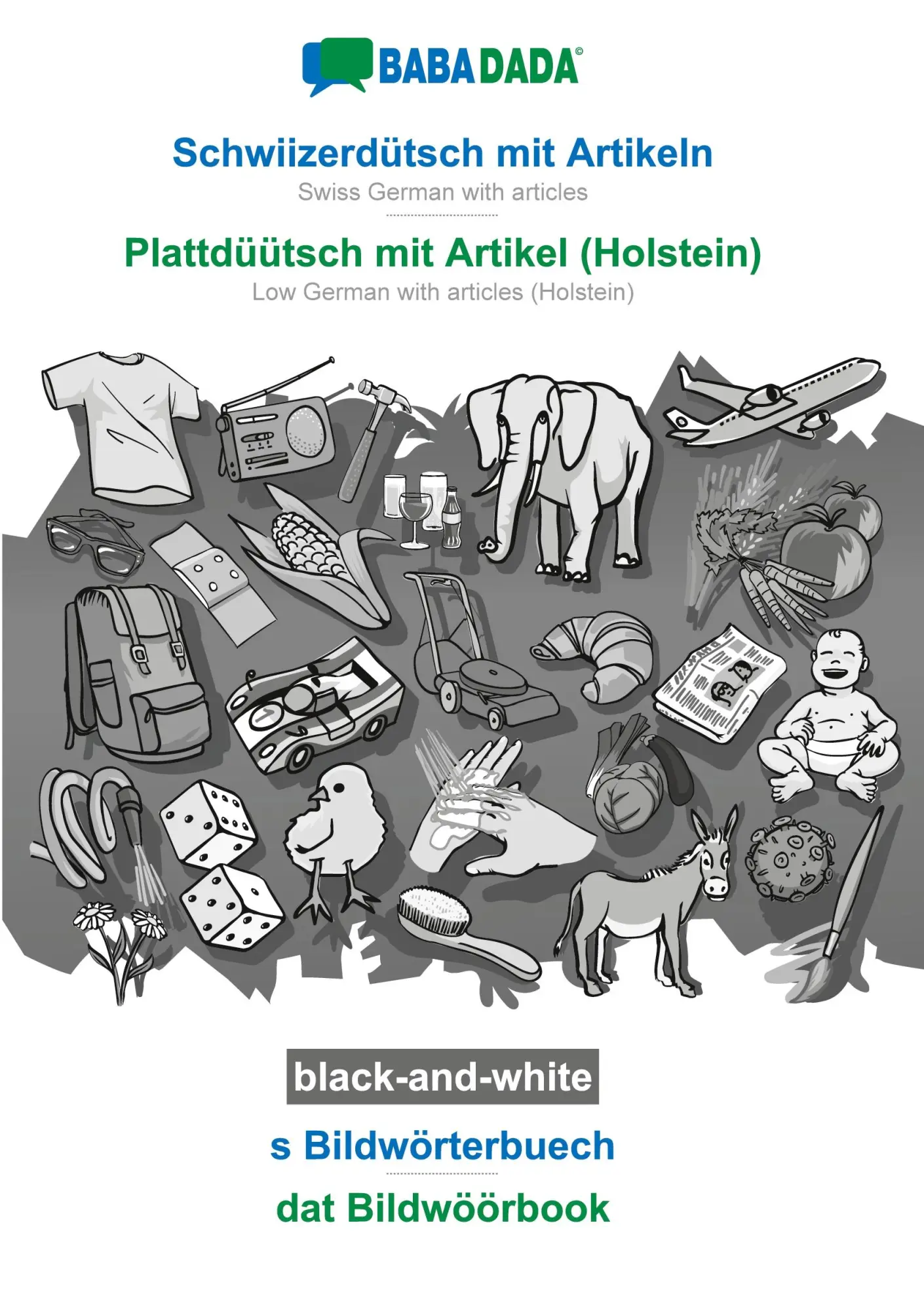 Cover: 9783752250626 | Schwiizerdütsch mit Artikeln - Plattdüütsch mit Artikel (Holstein),...