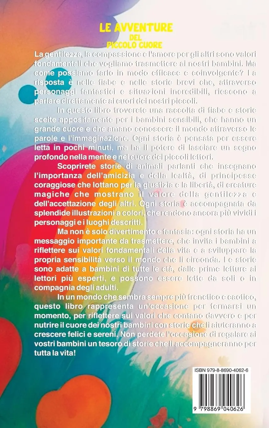 Rückseite: 9798869040626 | Le Avventure del Piccolo Cuore | Piccolo Cuore | Buch | Italienisch