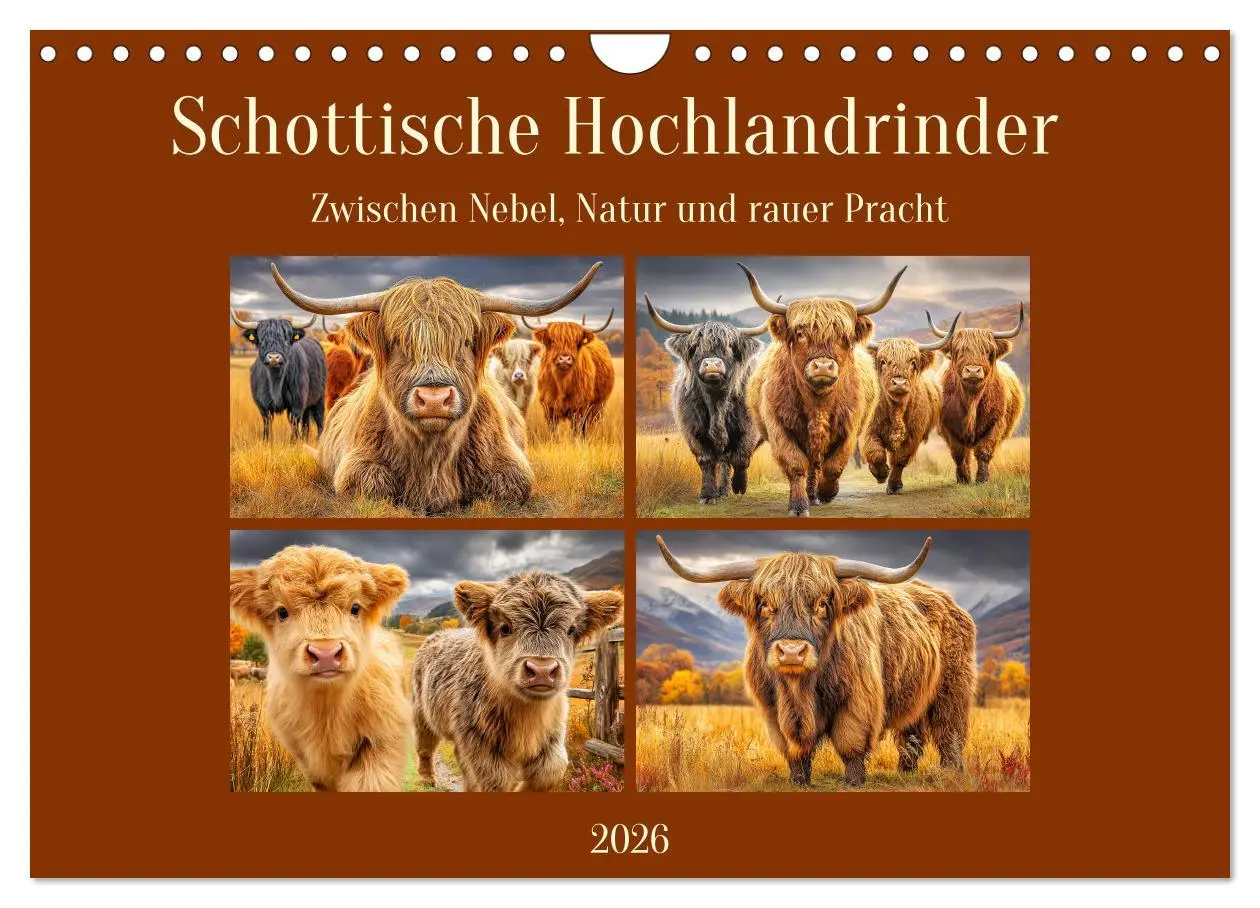 Cover: 9783457460726 | Schottische Hochlandrinder. Zwischen Nebel, Natur und rauer Pracht...