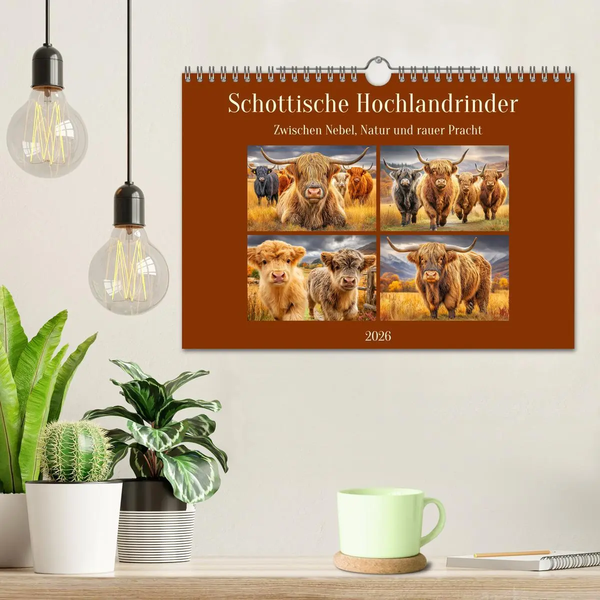 Bild: 9783457460726 | Schottische Hochlandrinder. Zwischen Nebel, Natur und rauer Pracht...