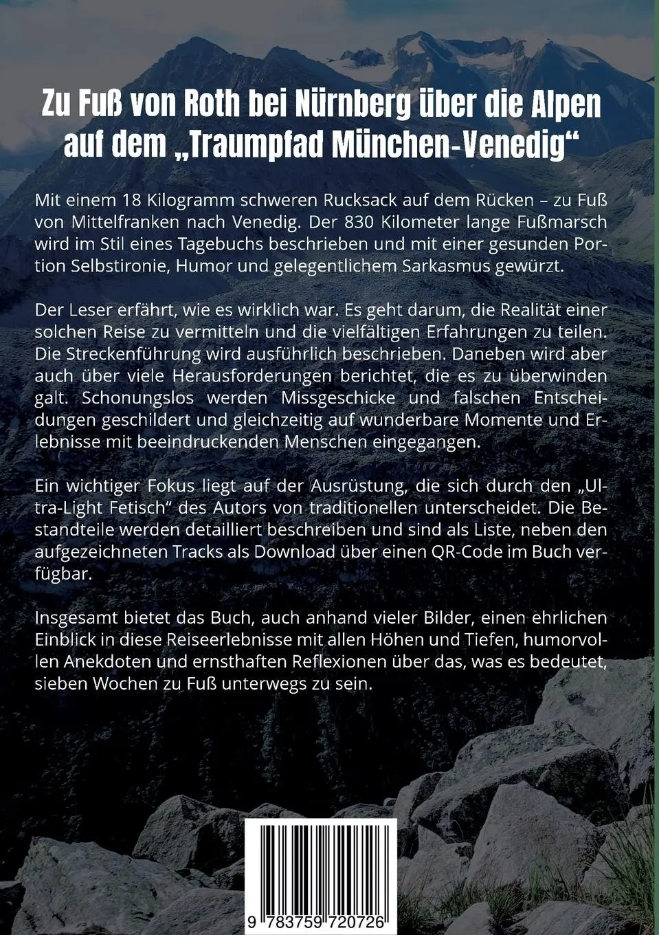 Rückseite: 9783759720726 | Gut gelaufen! Roth - München - Venedig | Ralph Engelhardt | Buch