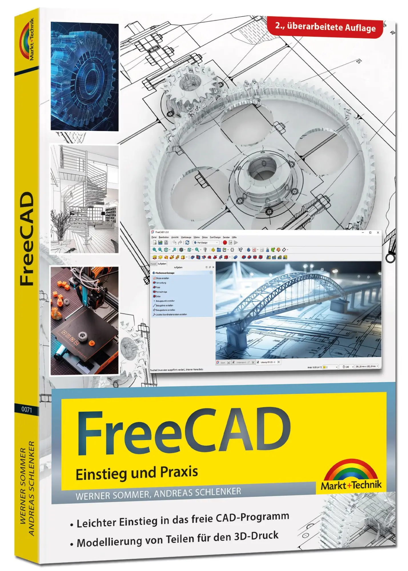 Cover: 9783988100726 | FreeCAD - 3D Modellierung, Architektur, Mechanik - Einstieg und...