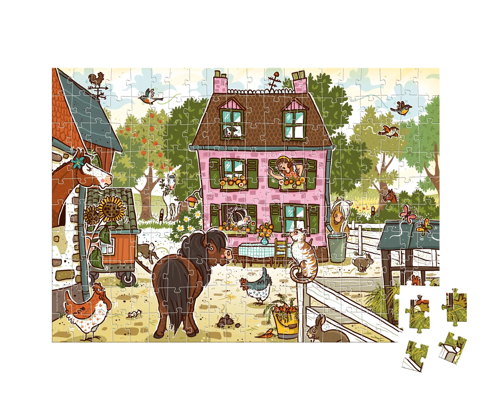 Bild: 4260671130826 | Die Haferhorde - Voll versteckt! (Puzzle) | Suza Kolb | Spiel | N3082