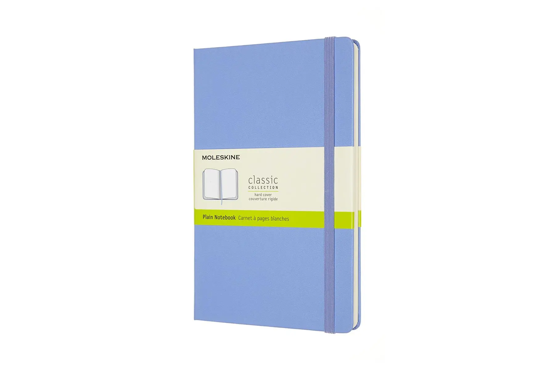 Cover: 8056420850826 | Moleskine Notizbuch Large/A5, Blanko, Fester Einband, Hortensien Blau