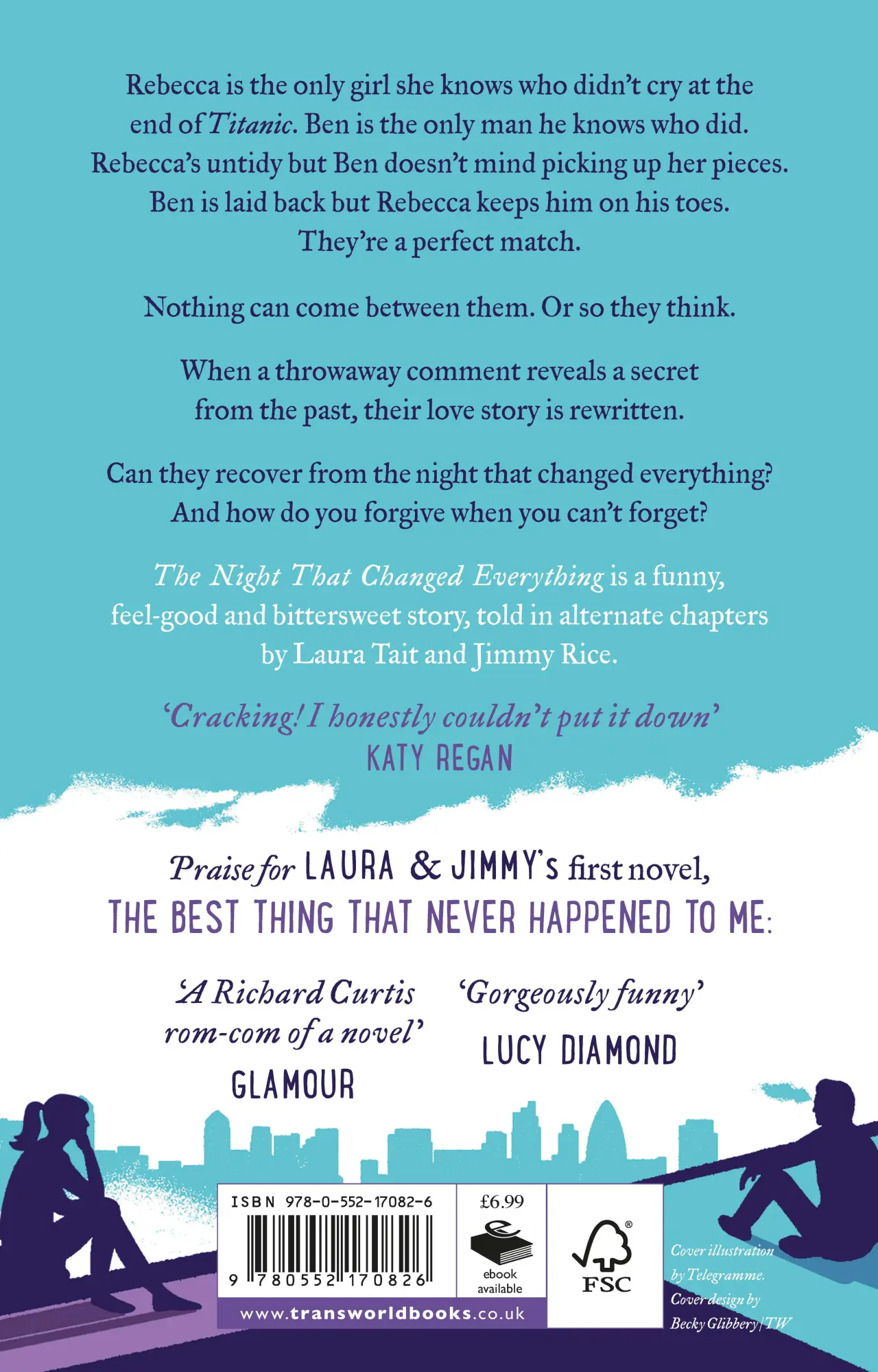 Rückseite: 9780552170826 | The Night That Changed Everything | Laura Tait (u. a.) | Taschenbuch