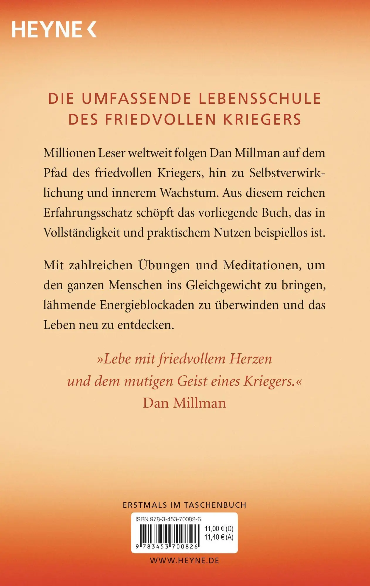 Bild: 9783453700826 | Die Goldenen Regeln des friedvollen Kriegers | Dan Millman | Buch
